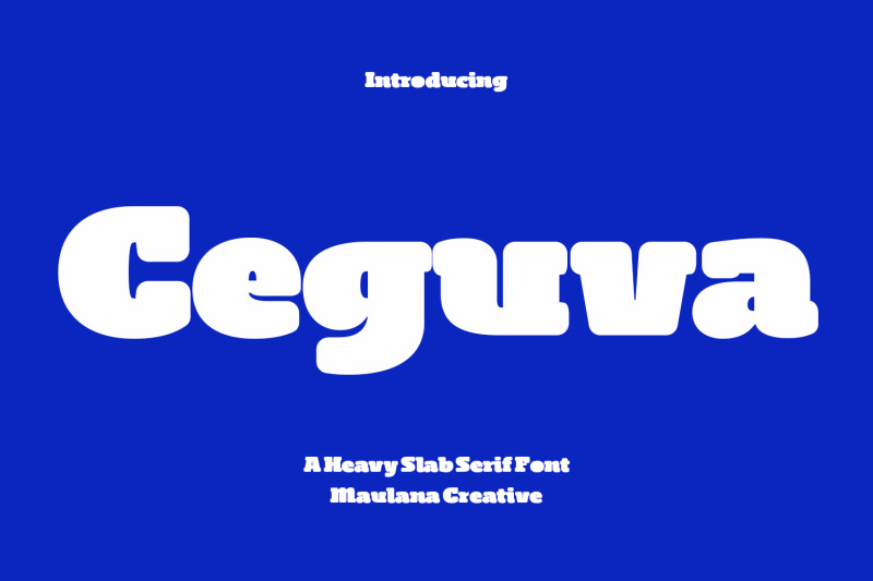 ceguva-heavy-slab-serif-font