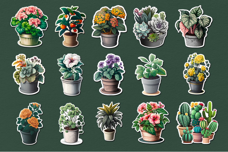 plant-stickers-collection