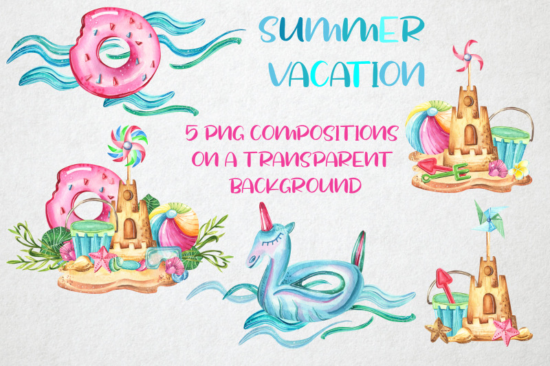 summer-vacation-set-of-watercolor-illustrations