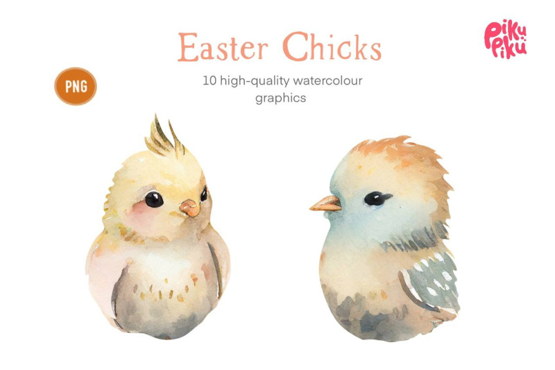 watercolor-easter-chicks