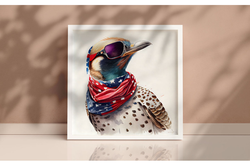 4th-of-july-northern-flicker-bird