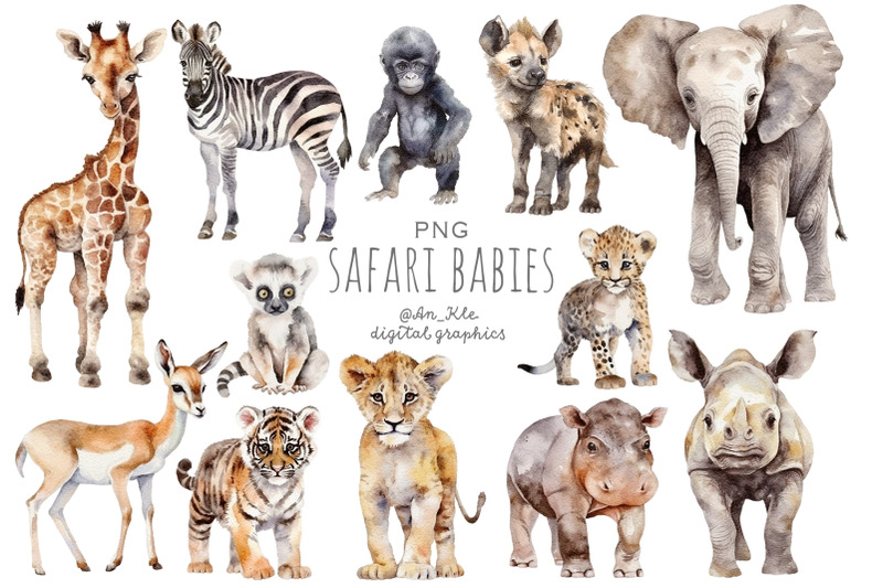 safari-babies-animals-clipart