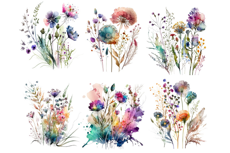 meadow-flowers-floral-clipart