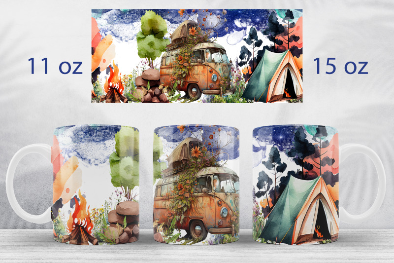 travel-mug-wrap-design-camper-truck-sublimation-png-summer