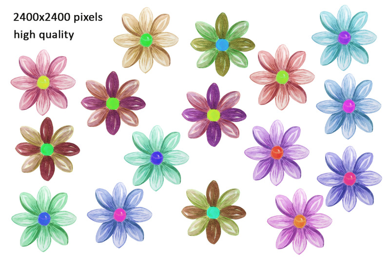 watercolor-flowers-summer-clipart-png