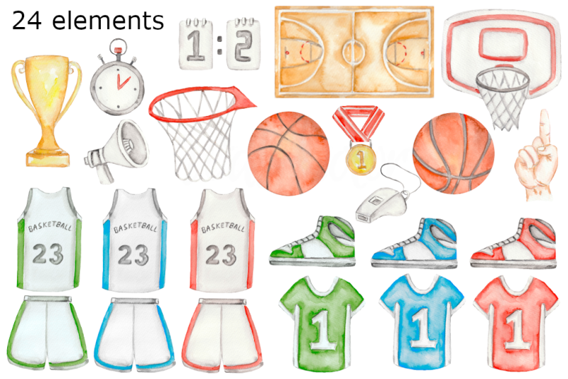 basketball-watercolor-clipart