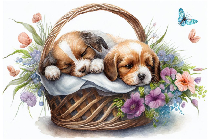 spring-easter-puppies