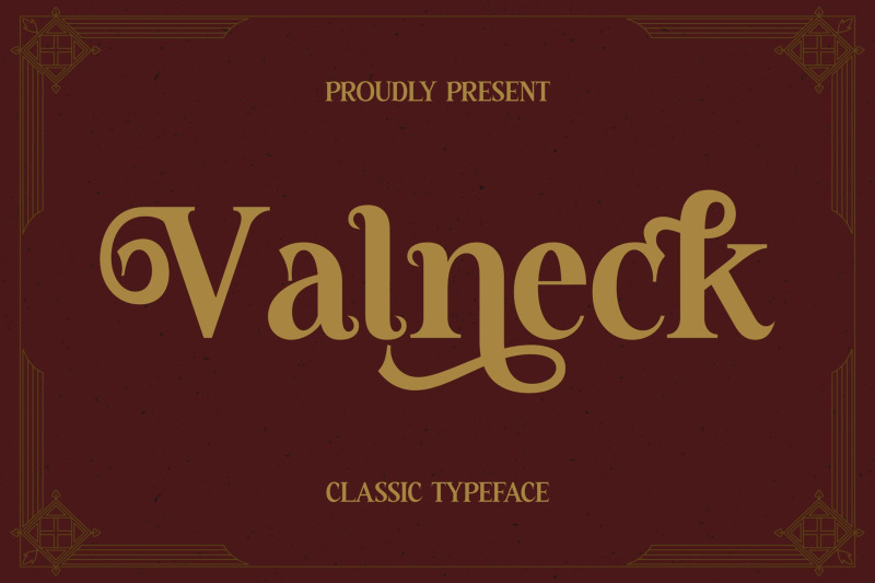 valneck-typeface