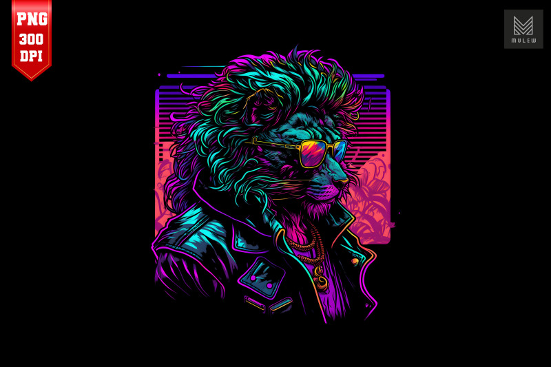 synthwave-retro-gangster-lion-10