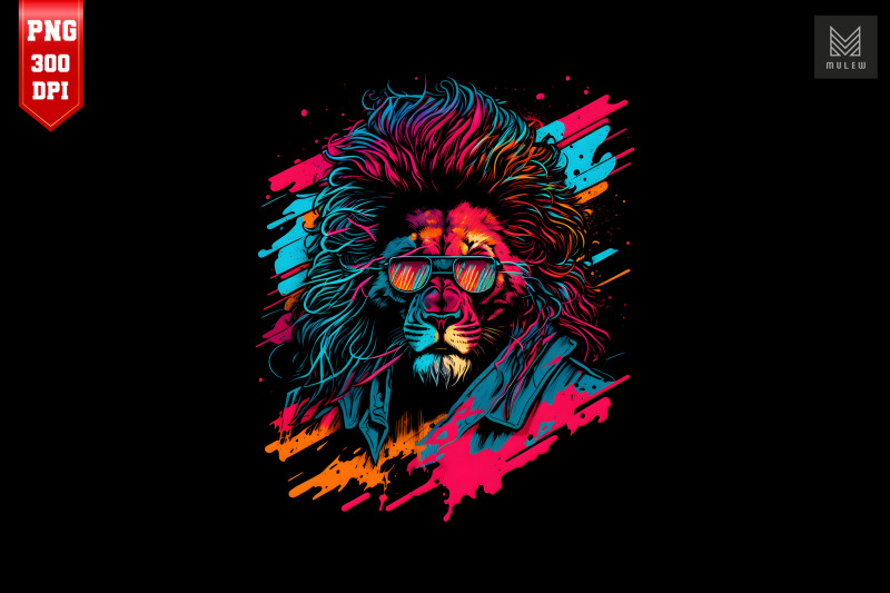 synthwave-retro-gangster-lion-12