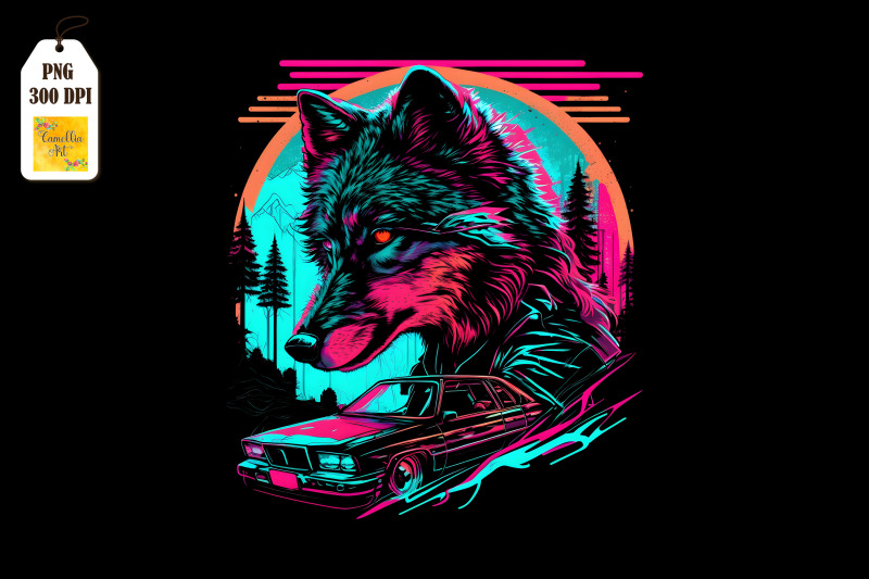 retro-synthwave-gangster-wolf-2