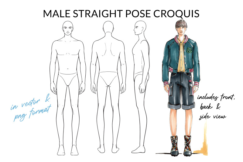 male-straight-pose-croquis