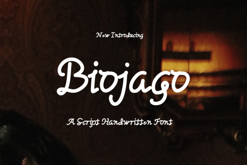 biojago-script-handwritten-font
