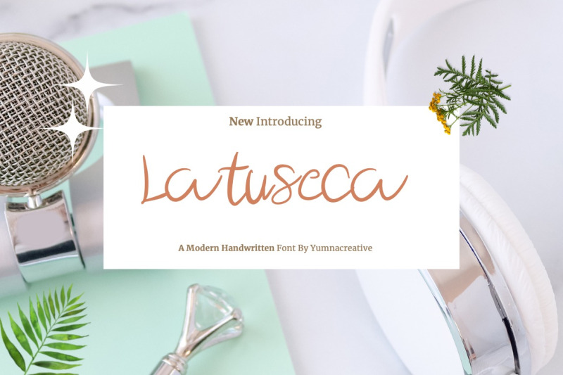 latuseca-modern-handwritten-font