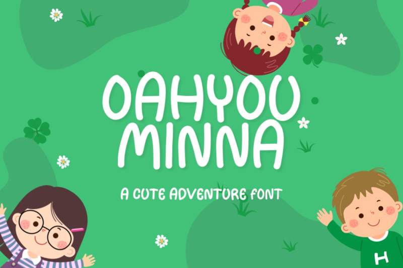 oahyou-minna-cute-adventure-font