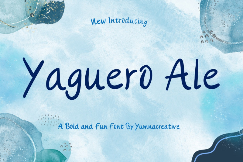yaguero-ale-bold-and-fun-font