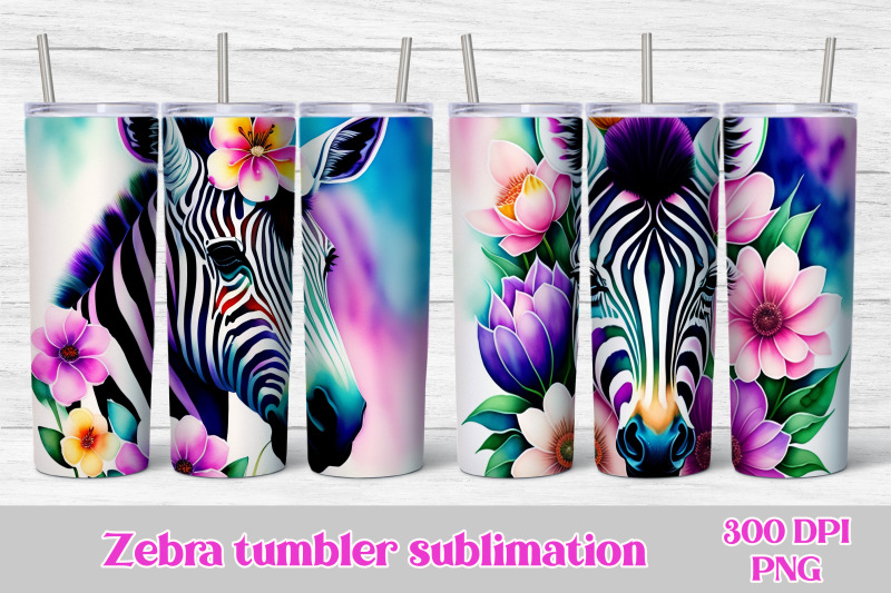 zebra-tumbler-sublimation-animals-tumbler-wrap