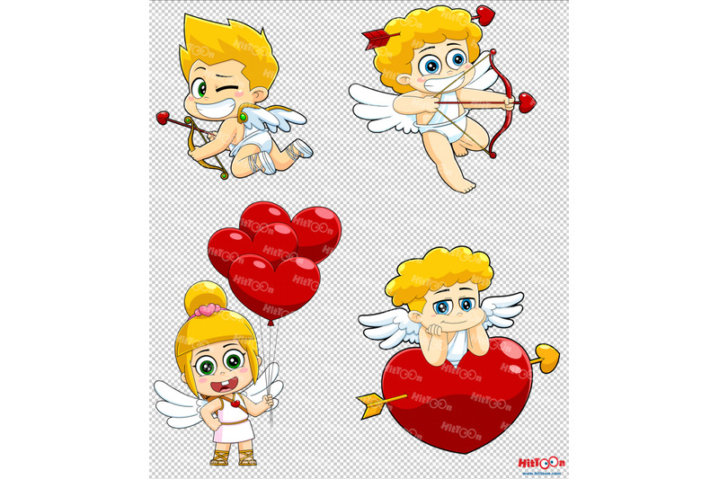 cute-babies-cupid-cartoon-characters-1-clip-art-vector-illustrations