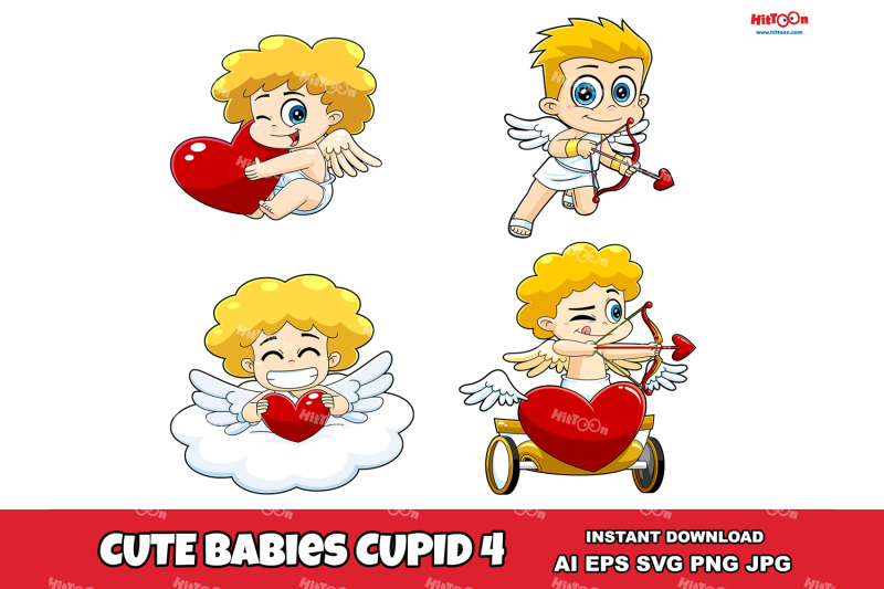 cute-babies-cupid-cartoon-characters-4-clip-art-vector-illustrations