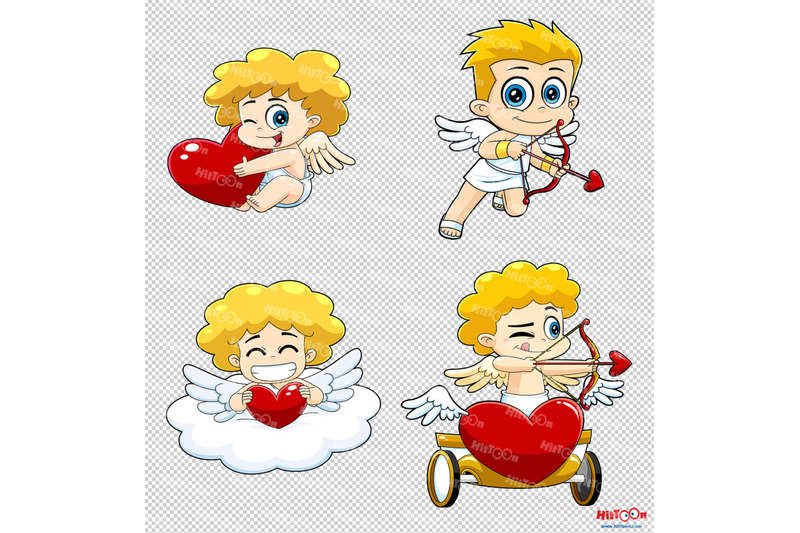 cute-babies-cupid-cartoon-characters-4-clip-art-vector-illustrations