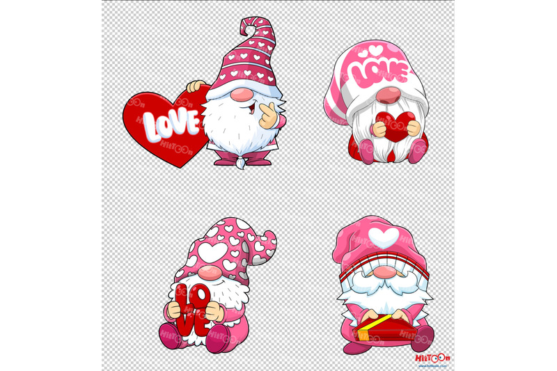 cute-gnomes-lover-cartoon-characters-1