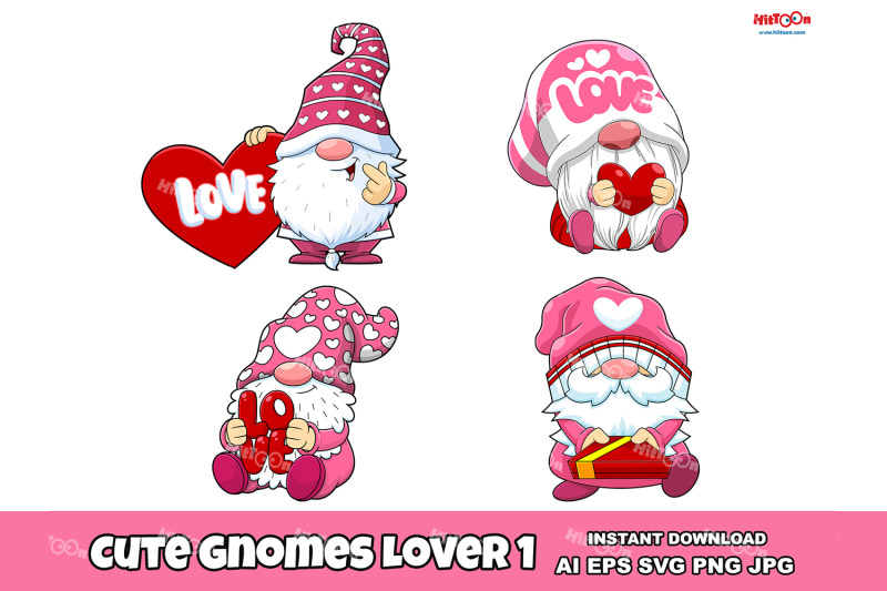 cute-gnomes-lover-cartoon-characters-1