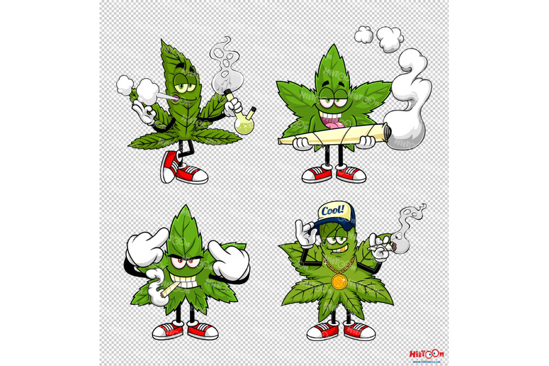 marijuana-leaf-cartoon-mascot-characters-1