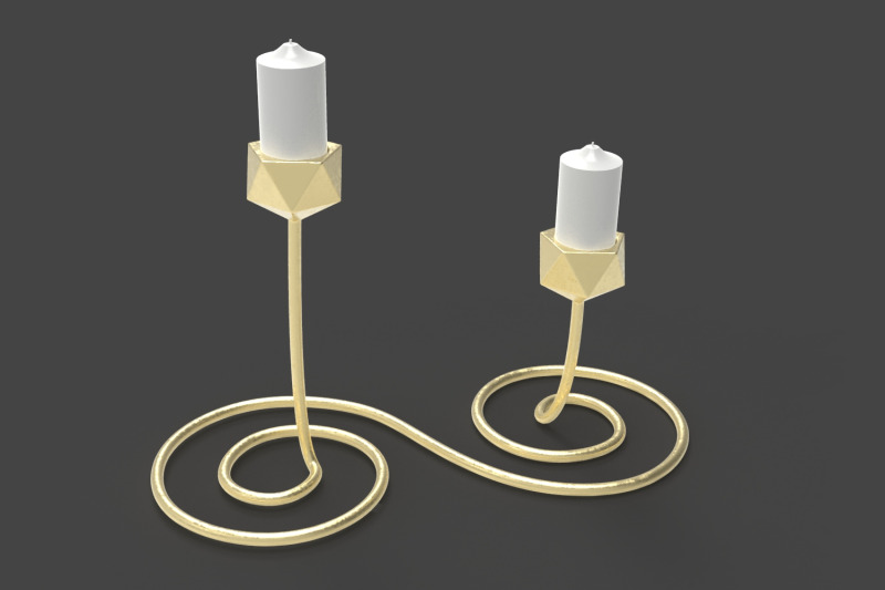 scroll-candelabrum-3d-printing-candle-holder
