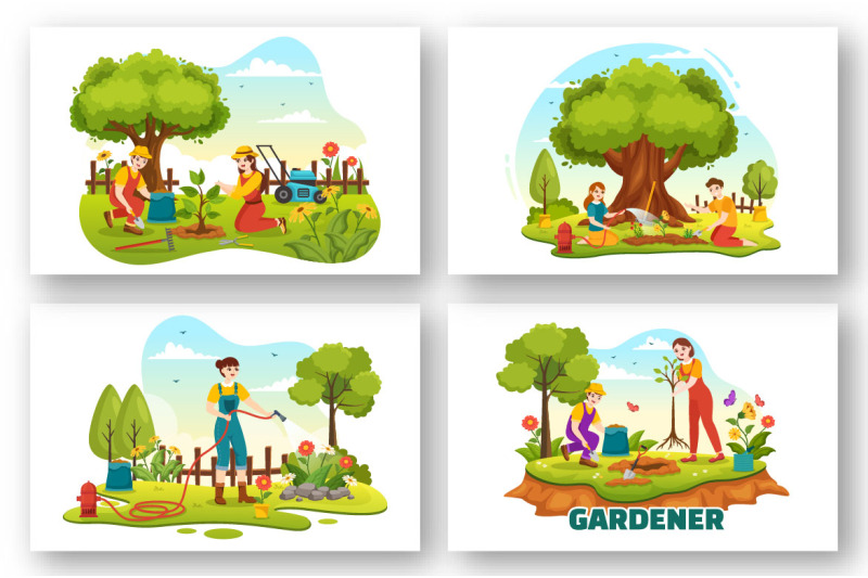 15-summer-gardener-vector-illustration