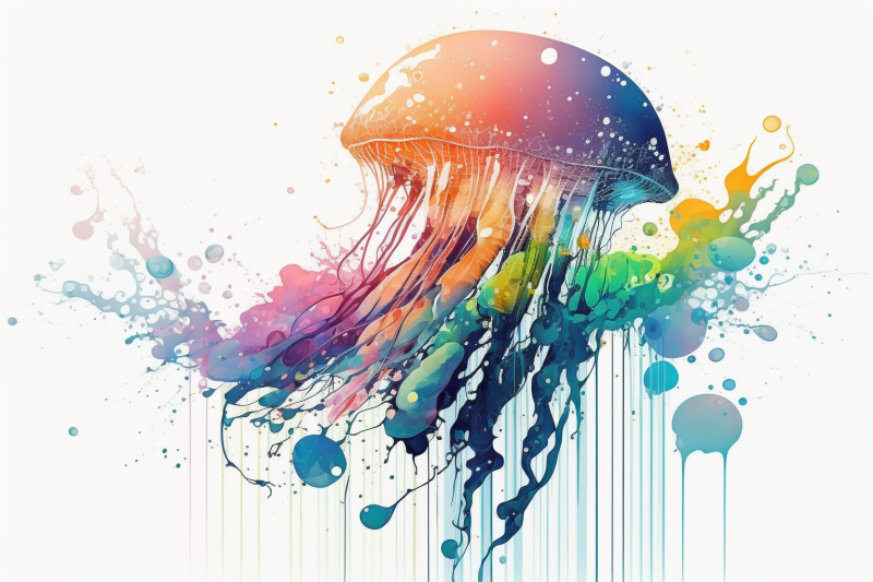 watercolor-jellyfish