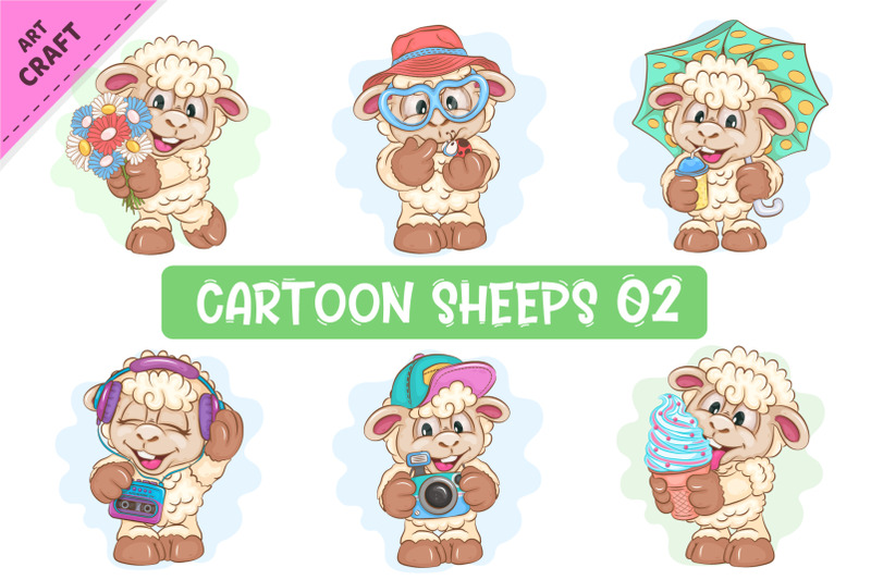 set-of-cartoon-sheeps-02-clipart