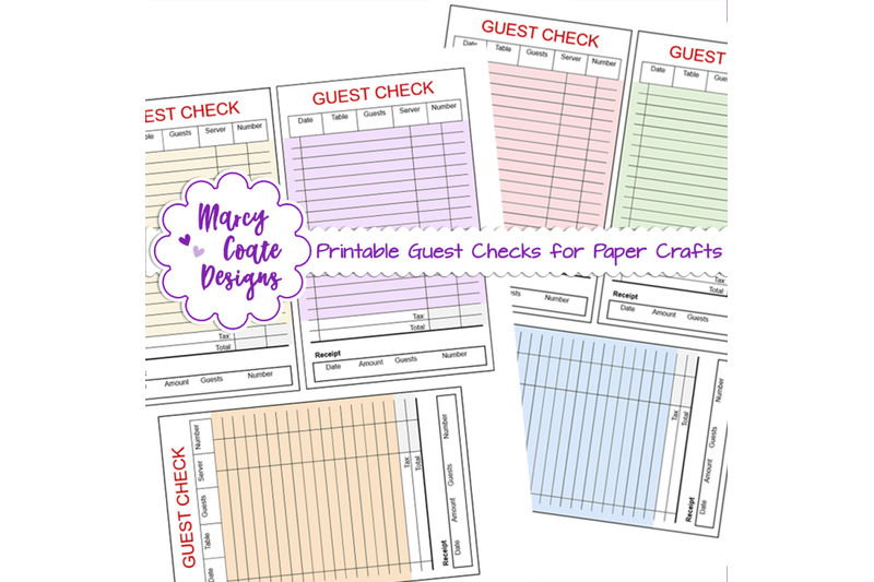 printable-guest-checks-for-junk-journals