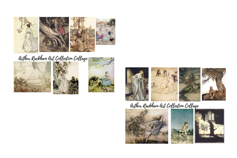 7-pages-of-vintage-arthur-rackham-fairy-tale-art-images
