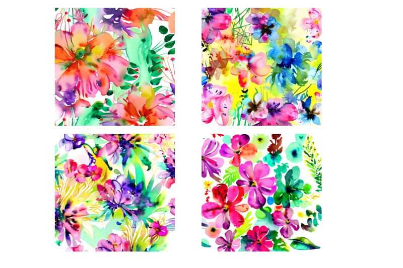 12-watercolor-nbsp-flowers-background-papers