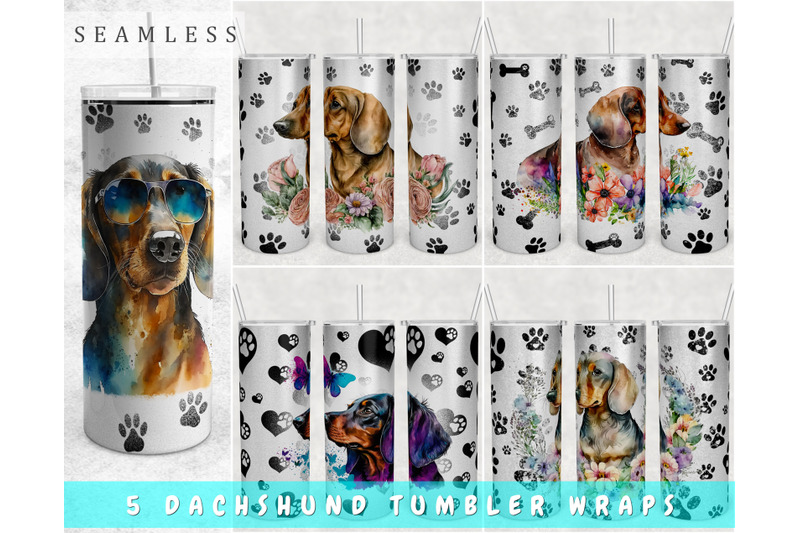 dachshund-tumbler-wraps-bundle-20-oz-skinny-tumbler-dachshund-png