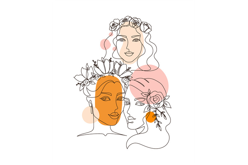 line-art-woman-face-abstract-minimal-poster-with-flowers-for-fashion