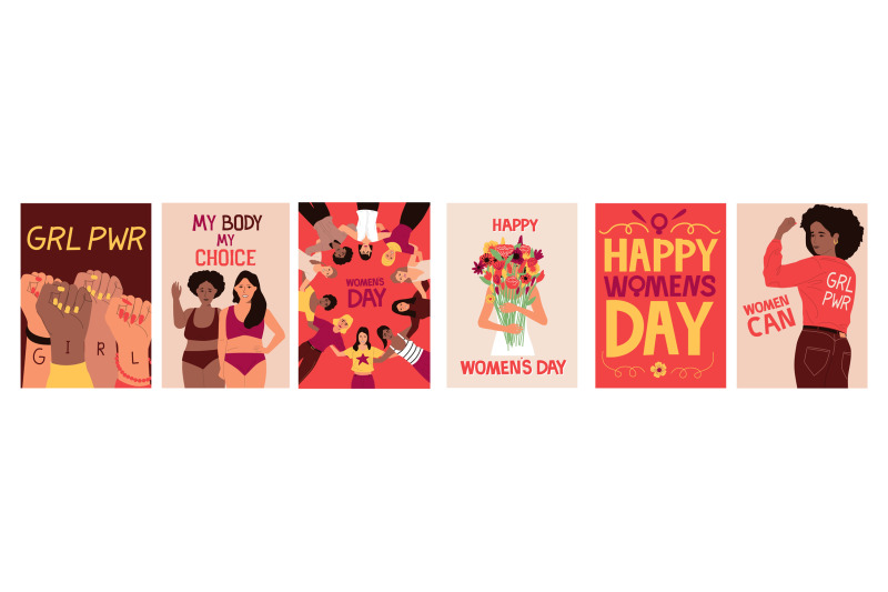 feminist-poster-cartoon-banners-with-strong-independent-girls-intern