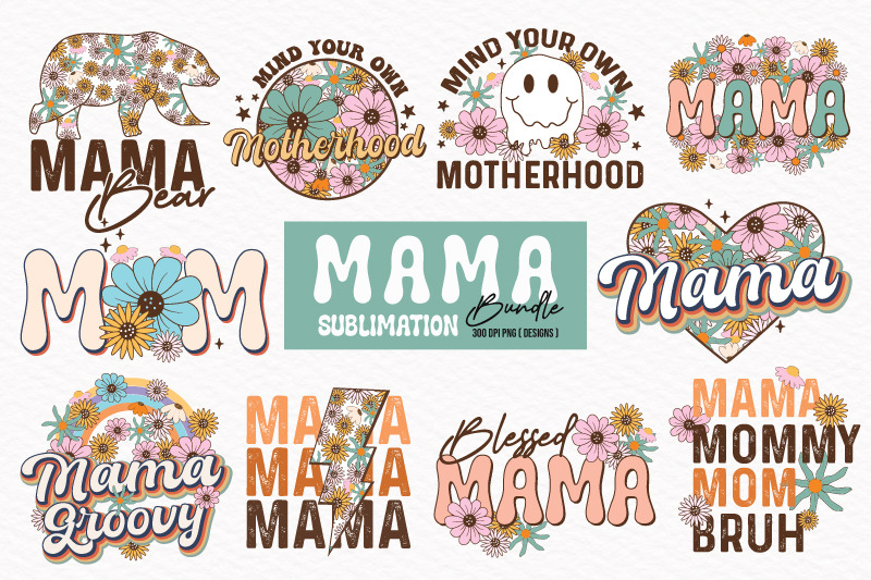 retro-mama-flower-png-sublimation-bundle