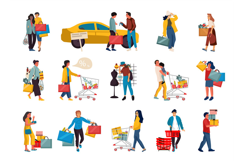 trendy-shopping-people-cartoon-men-and-women-making-purchases-in-stor