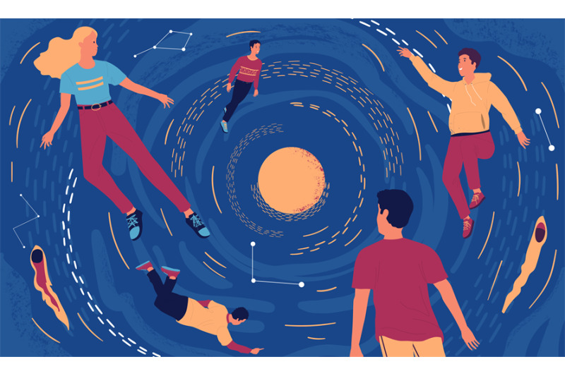people-in-cosmos-cartoon-young-men-and-women-floating-in-universe-re
