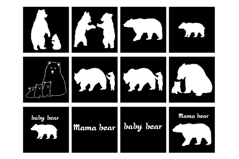 bear-stencil-bear-family-stencil-bears-svg-digital-stencil
