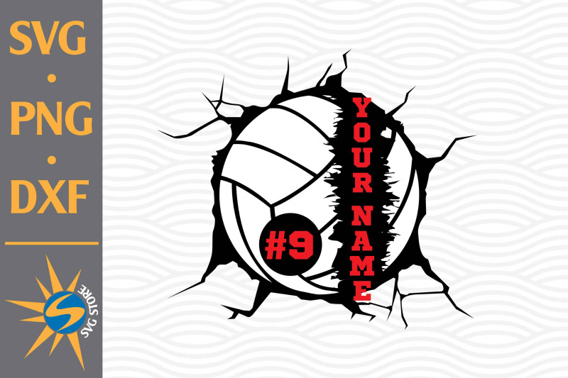 volleyball-custom-name-svg-png-dxf-digital-files-include