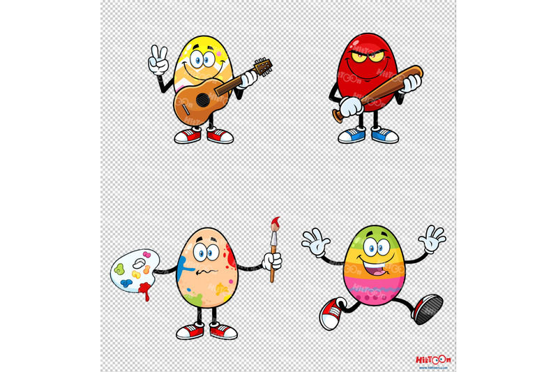 easter-egg-cartoon-mascot-character-2