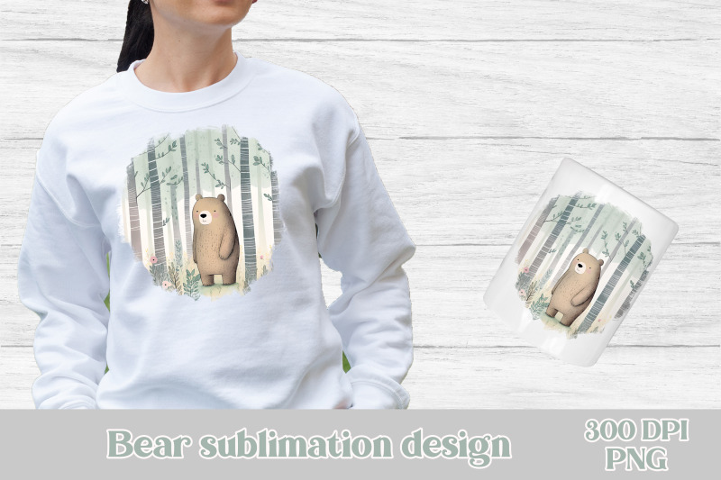 bear-sublimation-design-kids-bear-wall-art