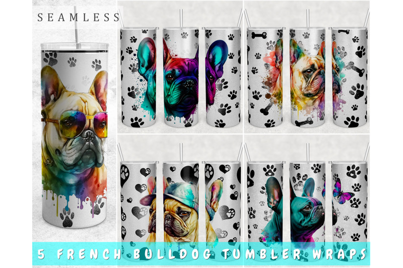 french-bulldog-tumbler-wraps-bundle-20-oz-skinny-tumbler-frenchie-png