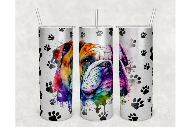 english-bulldog-tumbler-wraps-bundle-20-oz-skinny-tumbler-png-files