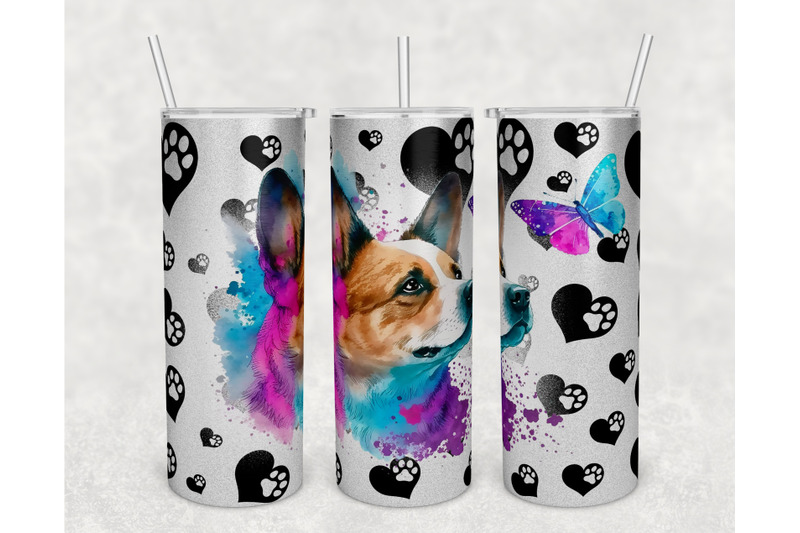 corgi-tumbler-wraps-bundle-20-oz-skinny-tumbler-corgi-sublimation-png