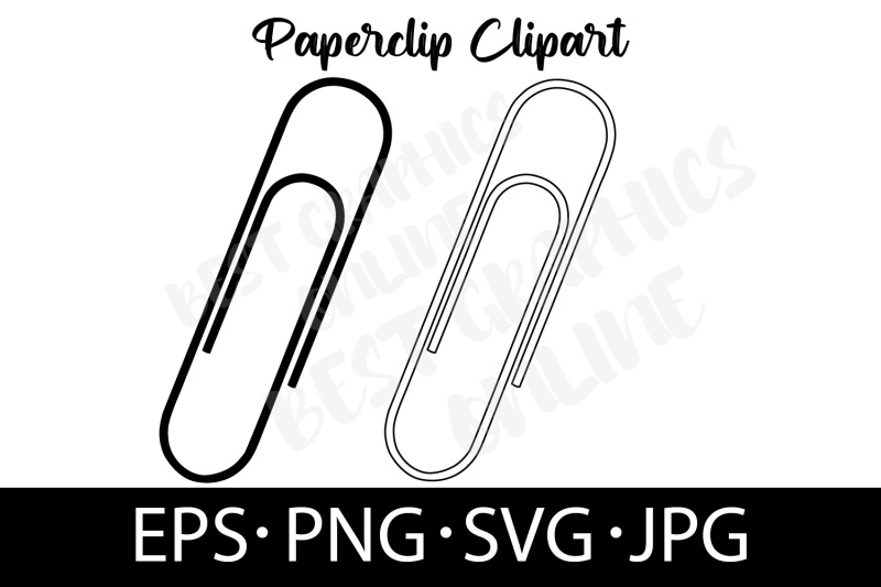 paperclip-svg-vector-cut-file-office-paper-clip-silhouette