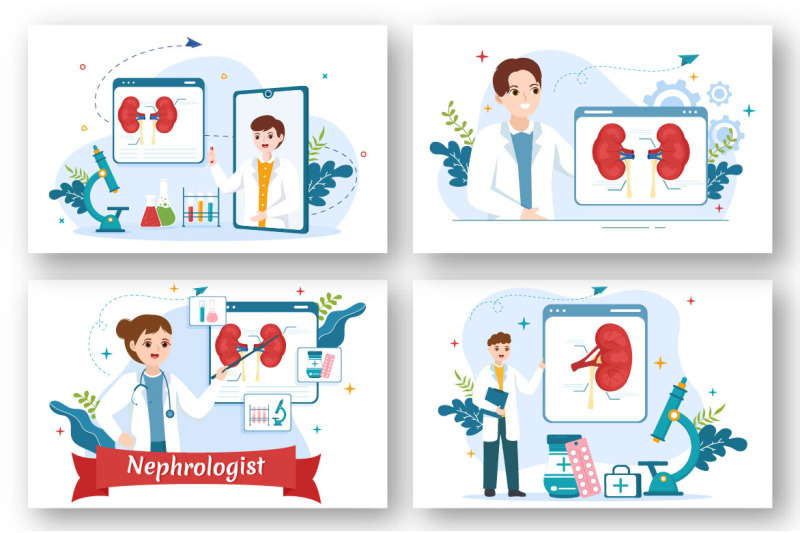 12-nephrologist-vector-illustration