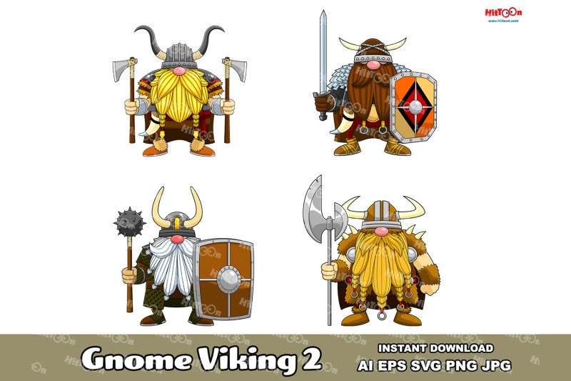 gnome-viking-warrior-cartoon-mascot-character-2